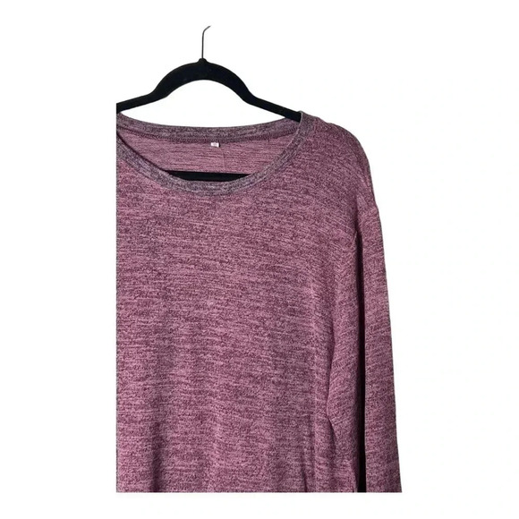 1311. NO BRAND LONG SLEEVE TOP SIZE X-LARGE PURPLE/PINK‎ IN COLOR LIGHTWEIGHT - Picture 2 of 9